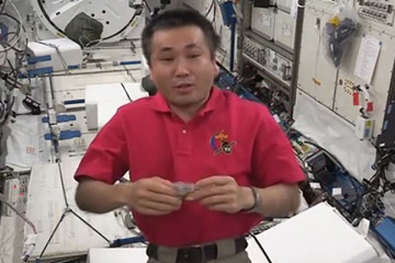 大阪市立大、JAXAなど若田船長によるISSでの宇宙実験映像を公開 画像