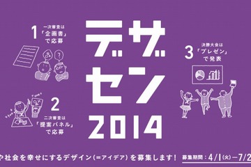 高校生が考える、みんなが笑顔になる方法「デザセン2014」のアイデア募集中 画像