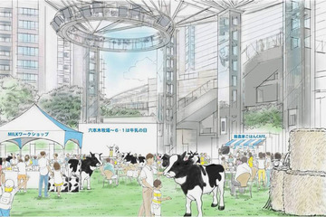 牛乳の日、六本木ヒルズで家族向けイベント開催…バター作り体験など 画像