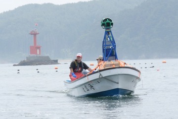 Google、「海からのストリートビュープロジェクト」開始…三陸海岸の景観を記録 画像