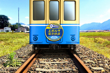 乾電池で電車は走るのか？　パナソニックが秋田県立大らと専用車両製作 画像