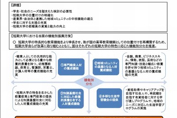 短期大学の在り方、位置づけの明確化などが課題…文科省が審議まとめ 画像