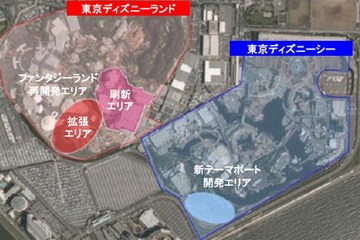 ディズニーシーに8つ目の新テーマポート開発、ランドは再開発も 画像