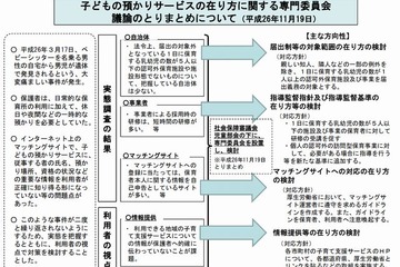 小規模保育施設に届出義務…専門委員会が提言 画像