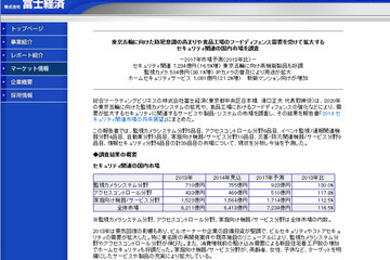 東京五輪に向け監視カメラ需要が拡大、2017年には500億円市場に 画像