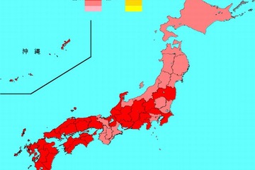 【インフルエンザ14-15】1週間で2,214施設が学級閉鎖 画像