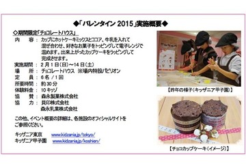 キッザニアのバレンタイン、特設パビリオンなど限定企画を実施 画像