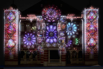 鉄道博物館で復活、東京駅プロジェクションマッピング 画像