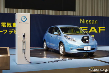 日産の電気自動車「リーフ」、1か月の電気代は？ 画像