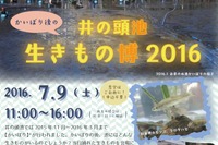 何がいたかな？ かいぼり後の井の頭池「生きもの博2016」7/9 画像