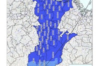 文部科学省、東京・神奈川を含む10都県の放射性セシウム分布マップ 画像