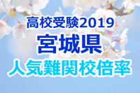 【高校受験2019】宮城県公立高校人気難関校…後期選抜（3/6実施）確定出願倍率&偏差値まとめ 画像