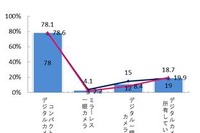 デジカメアクセサリー調査…コンパクトデジカメ保有者の5割、一眼レフでは7割がアクセサリー購入 画像