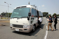 埼玉工業大、AI制御自動運転バスを披露…試乗レポート 画像