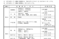 H25年センター試験の実施要項が公開、試験日は1/19・20 画像