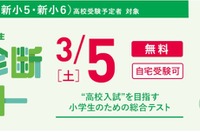 新小5・6「未来診断テスト」3/5…早稲田アカデミー