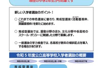 【高校受験2023】徳島県公立高入試、活動・実績重視「育成型選抜」導入 画像