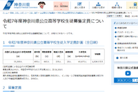 【高校受験2025】神奈川県公立高、全日制4万58人募集…前年度比550人減 画像