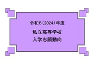 【高校受験】私立高校入学志願動向、志願倍率2.56倍に低下