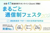 通信制高校の合同説明会「まるごと通信制フェスタ」全47都道府県で順次