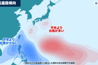 台風発生数28個前後、強い勢力で日本接近の懸念…ウェザーニューズ