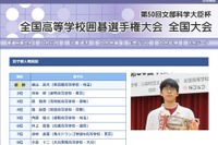 第50回「高校囲碁選手権」春日部・桜蔭が個人優勝