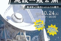 JAXA勝浦宇宙通信所を一般公開、巨大パラボラ実演10/24