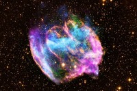 天の川銀河の最も若いブラックホール 画像