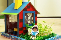 【夏休み】YKK AP、親子ワークショップ開催…ミニチュアハウス作りで省エネを考える 画像