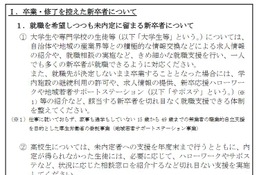 卒業生の就職支援、コロナ禍踏まえ留意事項を通知…文科省 画像