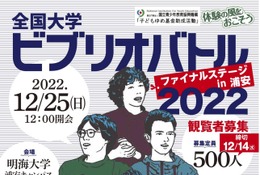 大学生が本の魅力語るビブリオバトル12/25…観覧者募集