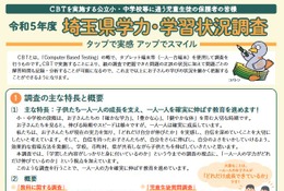 埼玉県学力調査、36市町村と県立中でCBT先行実施