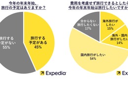 【年末年始】半数が旅行予定…理想の旅先1位「ハワイ」