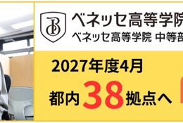 通信制サポート校「ベネッセ高等学院」全国60拠点へ…愛知・福岡に初展開