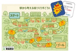 東急、学生用教材「駅から考える街づくりすごろく」展示…ダウンロードも
