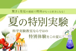 【夏休み2026】年中～小6対象「夏の特別実験」栄光サイエンスラボ