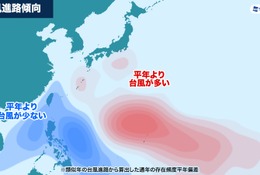 台風発生数28個前後、強い勢力で日本接近の懸念…ウェザーニューズ 画像