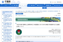 【高校受験2027】千葉県公立高、学力検査の教科・出題方針を公表