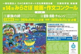 小中学生対象「みらさぽ絵画・作文コンクール」9/4締切 画像