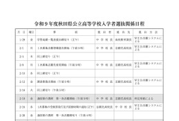 【高校受験2027】秋田県公立高、実施要項公表…学力検査3/4 画像