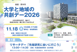 神奈川工科大「大学と地域の共創デー」11/18、研究施設公開など