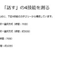 TEAPは「読む」「聞く」「書く」「話す」の4技能を測る