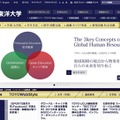 東洋大学ホームページ