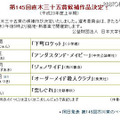 第145回芥川、直木賞の候補作発表！現役北海道大生の水原さん初ノミネート 第145回直木三十五賞候補作