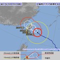 台風経路図