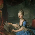 フランツ・クサーヴァー・ヴァーゲンシェーン　「チェンバロを弾くオーストリア皇女マリー・アントワネット」　1769-1770年頃　ウィーン美術史美術館　Kunsthistorisches Museum, Wien