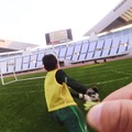 子どもの目線で撮影された「選手視点映像」をヤンマーが公開