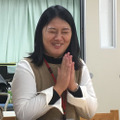 ナマステポーズが癖なのでしょうか（笑）山田先生は常に笑顔でした。