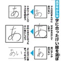 ていねいに書くためには、罫線に合わせて書くことが基本です。そのためにもお子さまの文字やかきぐせにあった罫線選びをするのも大切です。