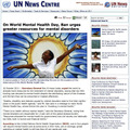 On World Mental Health Day, Ban urges greater resources for mental disorders (UN)